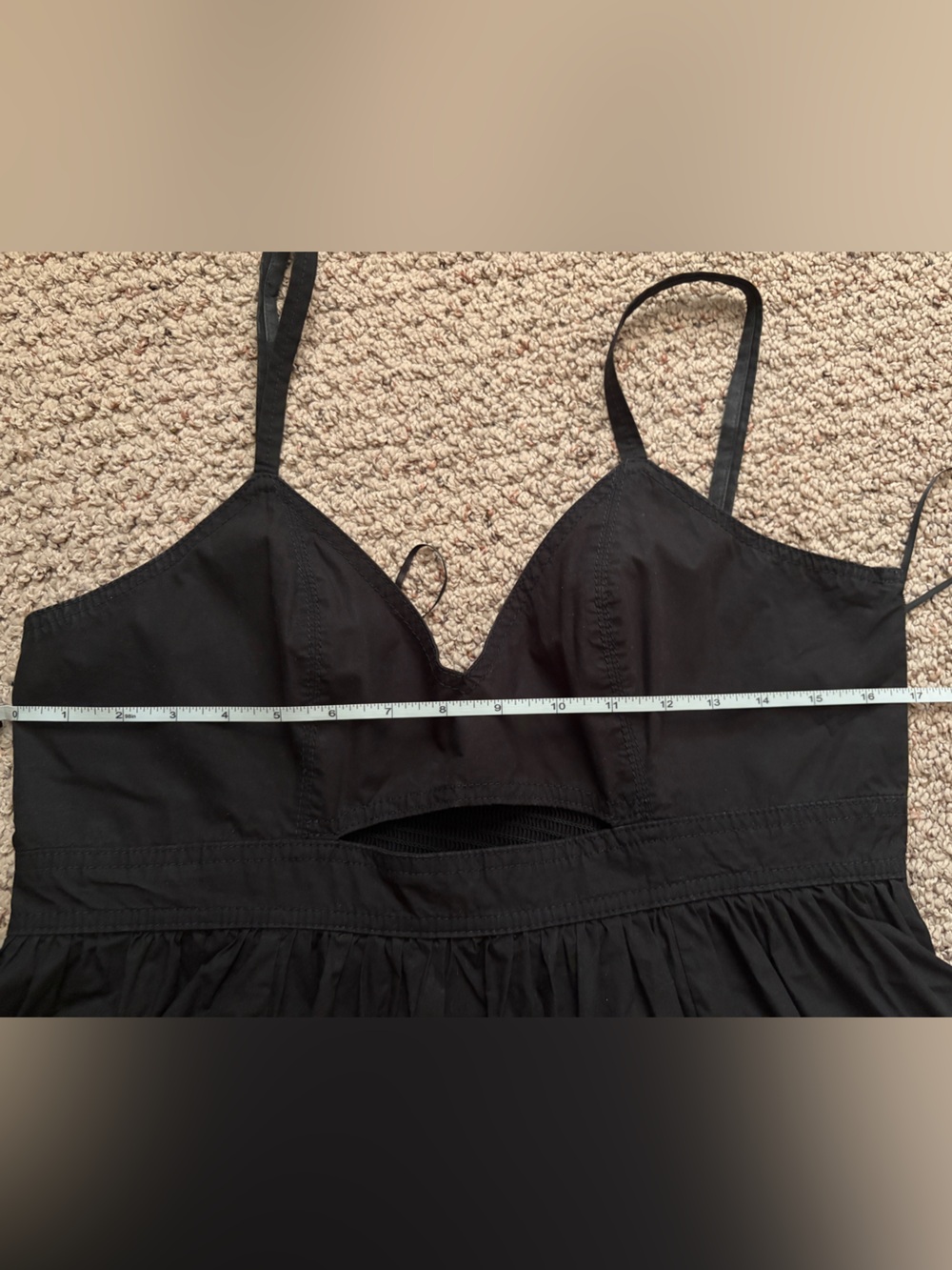 Banana Republic Black Maxi Dress with Cutout - Picture 5 of 6